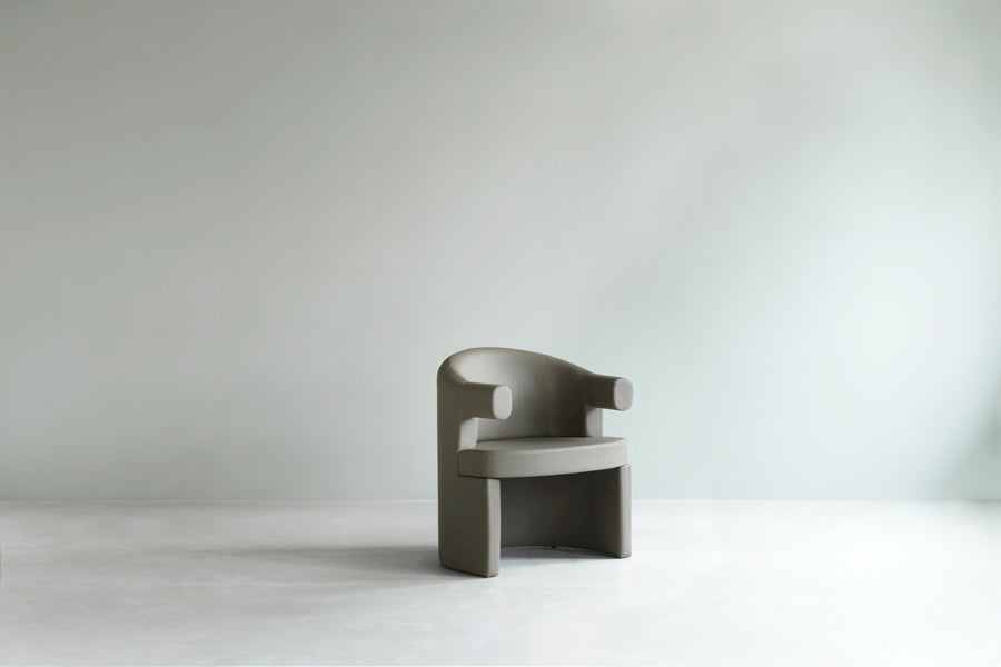 Burra Chair by Normann Copenhagen, showing burra chair in live shot.