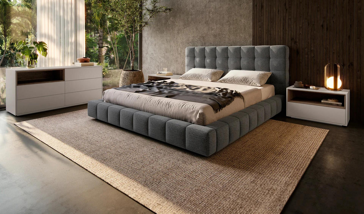 Caelen Bed (Clearance) by Modloft, showing caelen bed (clearance) in live shot.