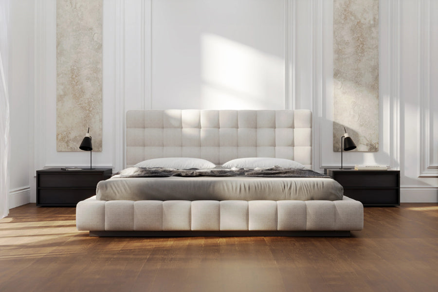 Caelen Bed (Clearance) by Modloft, showing caelen bed (clearance) in live shot.