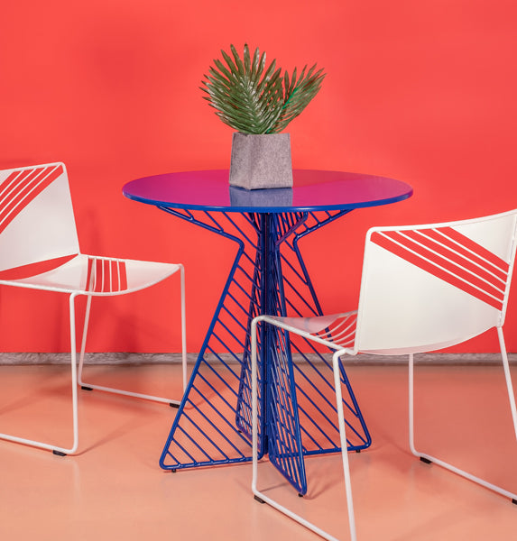 Cafe Table by Bend, showing cafe table in live shot.