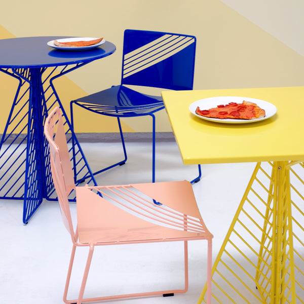Cafe Table by Bend, showing cafe tables in live shot.