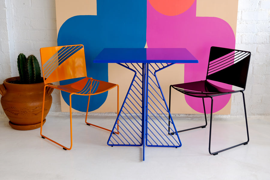 Cafe Table by Bend, showing cafe table in live shot.