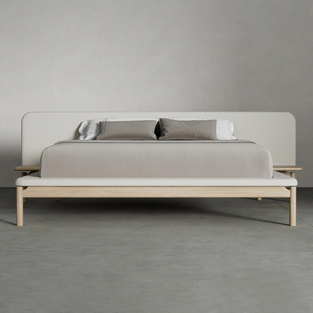 Calder Bed by Viesso, showing calder bed in live shot.