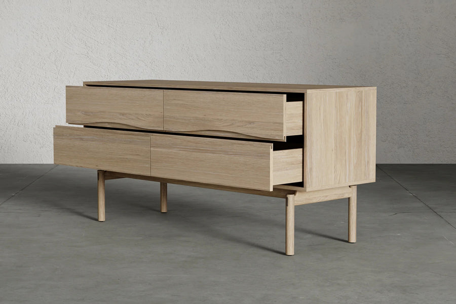 Calder Double Dresser by Viesso, showing calder double dresser in live shot.