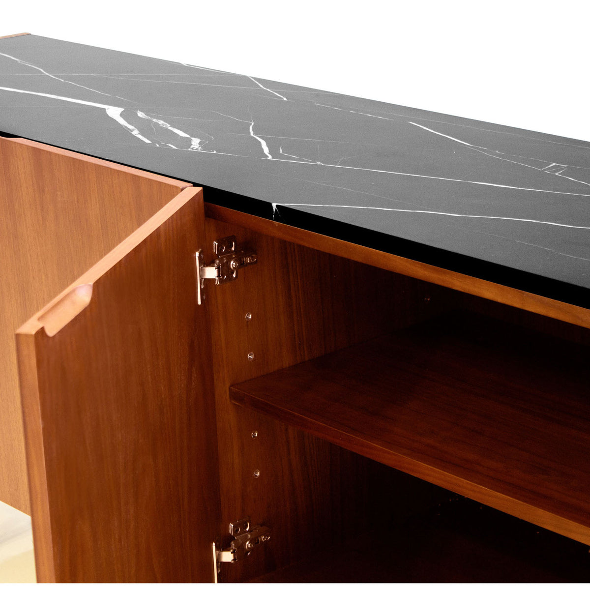 Calvin Buffet by Mobital, showing closeup view of calvin buffet.