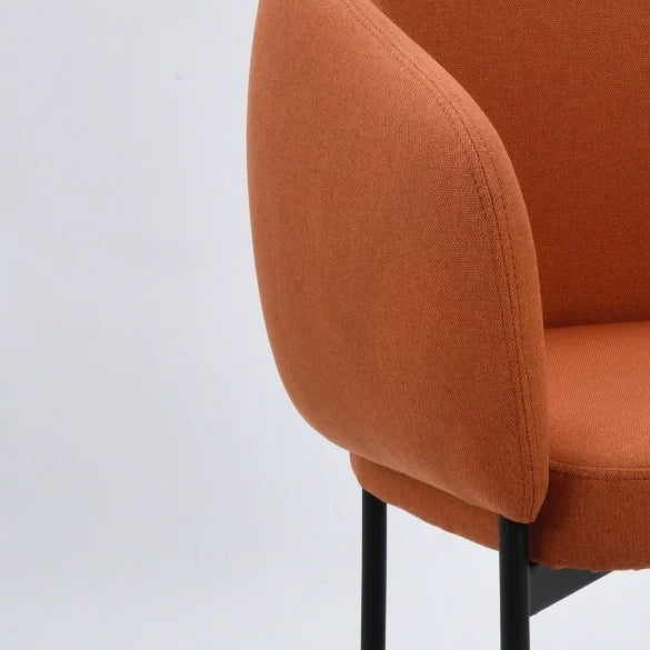 Camarosa Chair by Kollektiff, showing closeup view of camarosa chair in live shot.