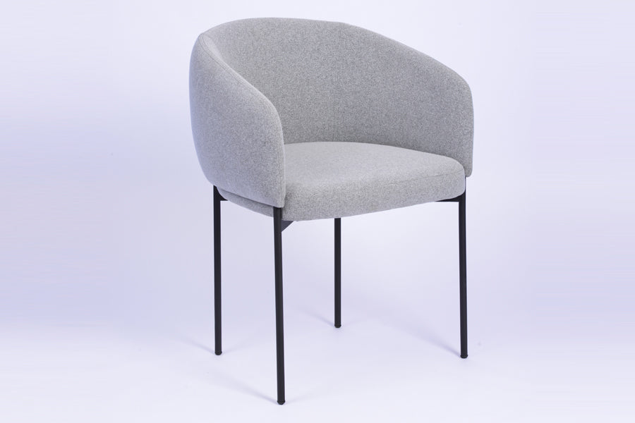 Camarosa Chair by Kollektiff, showing camarosa chair in live shot.