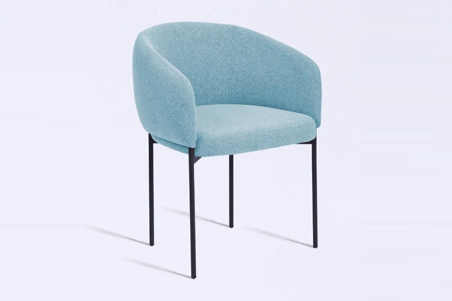 Camarosa Chair by Kollektiff, showing camarosa chair in live shot.
