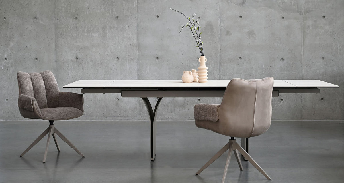Camber Double Extension Dining Table – Mobital – Viesso