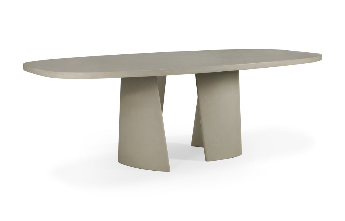 Canyon Outdoor Dining Table by Ethnicraft - Light Grey.