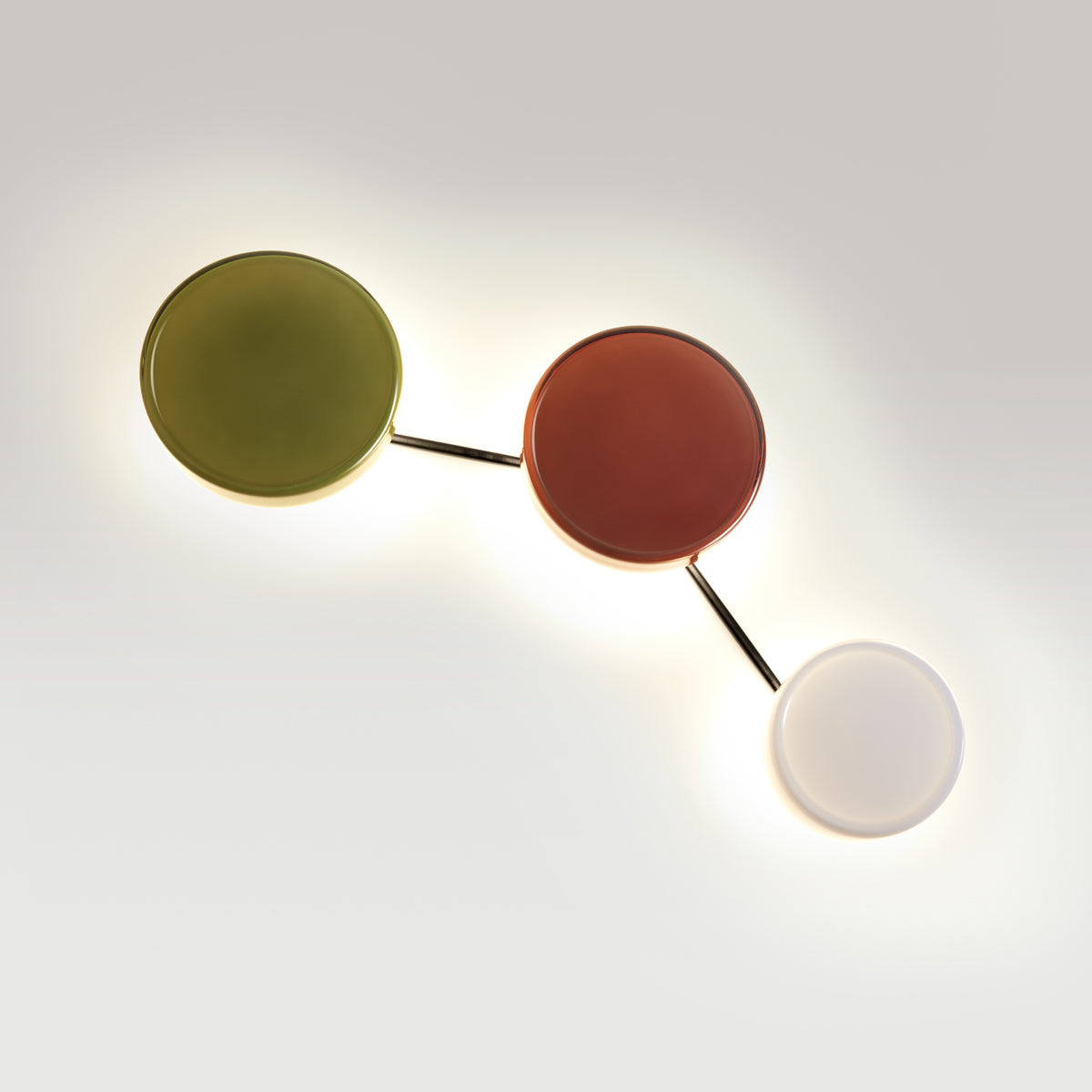 Caramel Wall Lamp by Marset, showing caramel wall lamps in live shot.