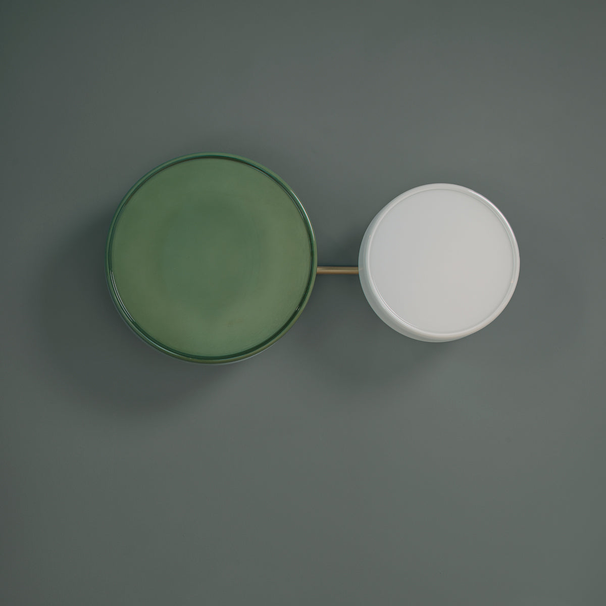 Caramel Wall Lamp by Marset, showing caramel wall lamps in live shot.