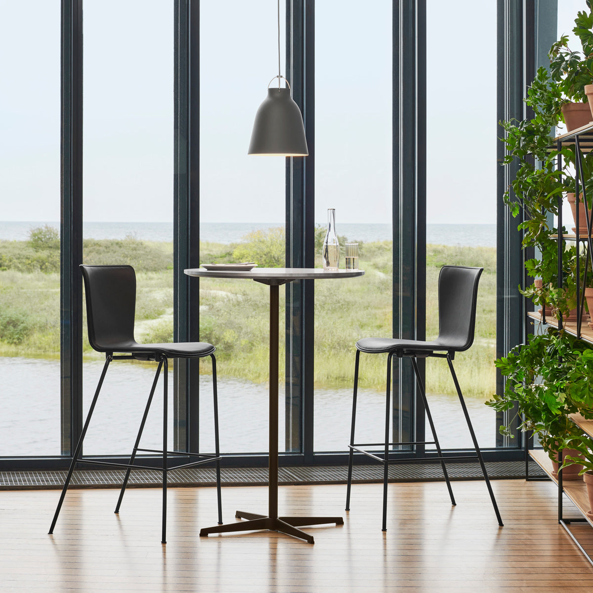 Caravaggio Pendant by Fritz Hansen, showing caravaggio pendant in live shot.