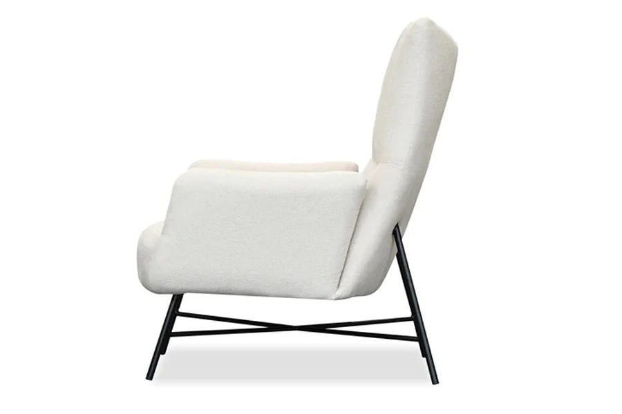 Caraway Lounge Chair by Mobital, showing side view of caraway lounge chair.