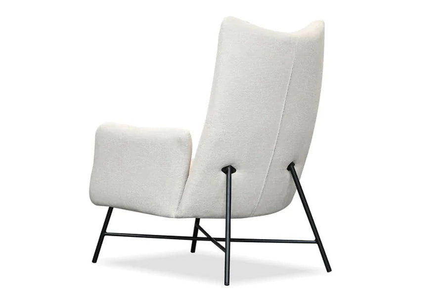 Caraway Lounge Chair by Mobital, showing back view of caraway lounge chair.