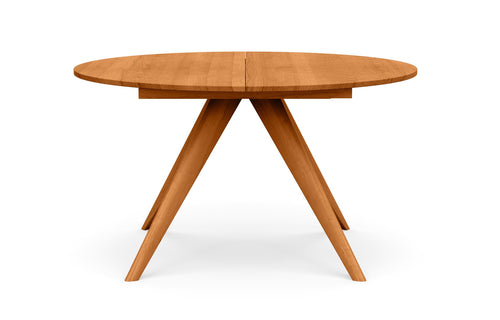 Catalina Round Extension Dining Table by Copeland Furniture - Natural Cherry.