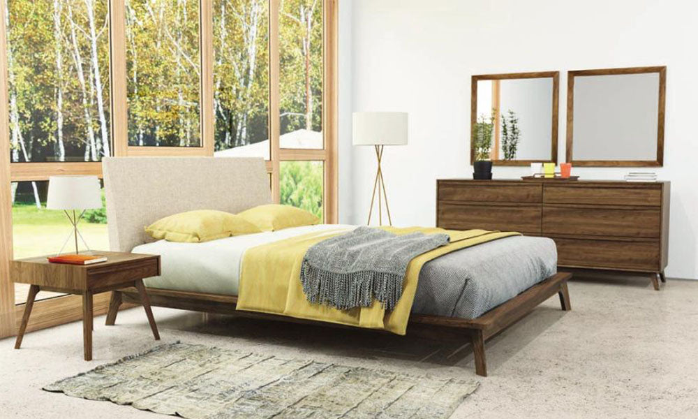 Catalina Wall Mirror by Copeland Furniture, showing catalina wall mirror in live shot.