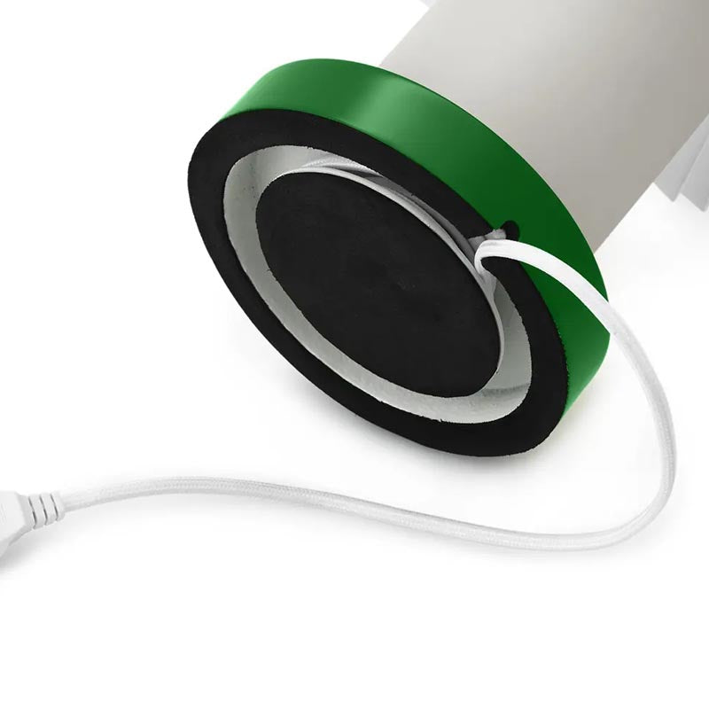 Cellu Table Lamp by Normann Copenhagen, showing closeup view of cellu table lamp.