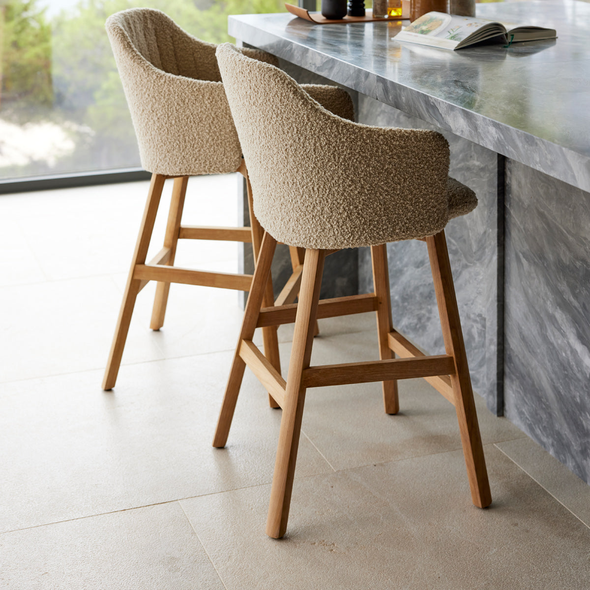 Choice Indoor Wood Chair by Cane-Line, showing choice indoor wood chairs in live shot.