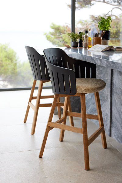 Choice Indoor Wood Chair by Cane-Line, showing choice indoor wood chairs in live shot.