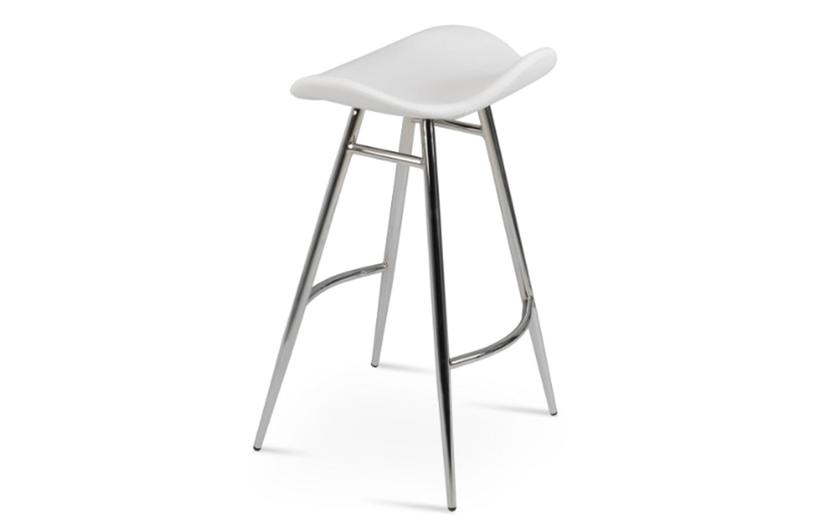 Falcon Galata Stool by SohoConcept - Chrome, White PPM-S.