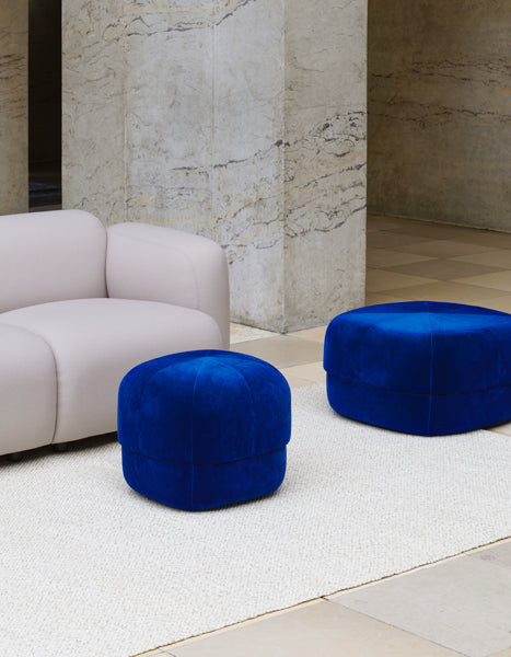 Circus Pouf by Normann Copenhagen, showing circus pouf in live shot.