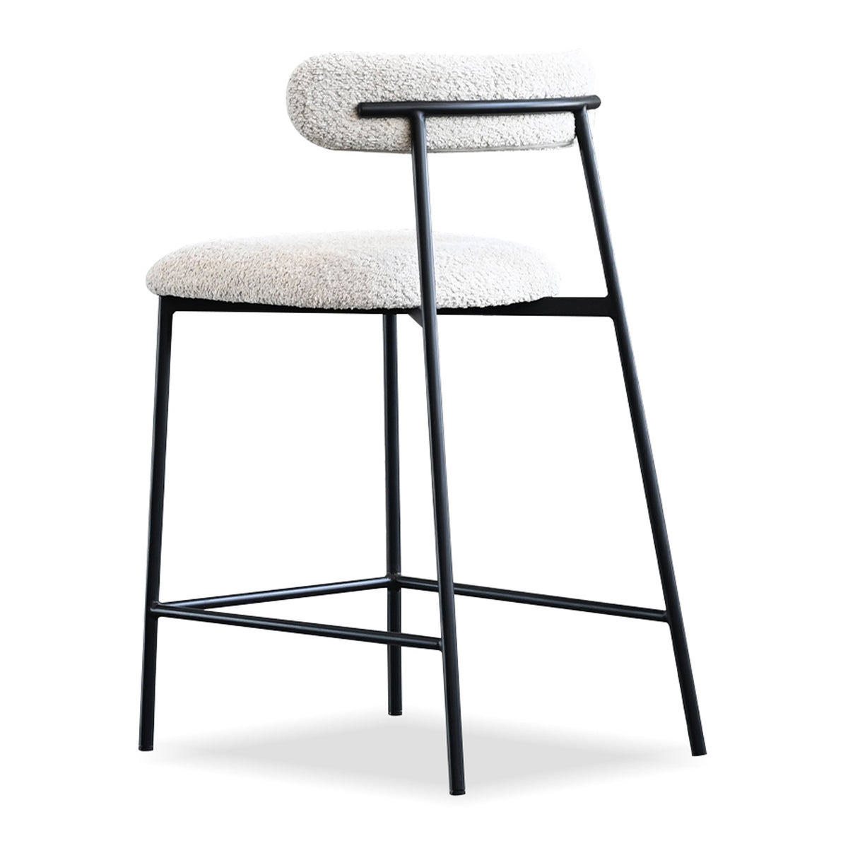 Cleo Counter Stool by Mobital, showing back view of cleo counter stool.