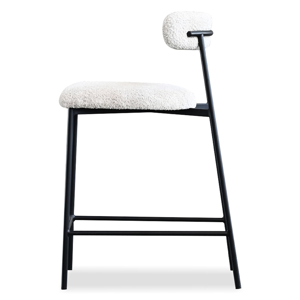 Cleo Counter Stool by Mobital, showing side view of cleo counter stool.