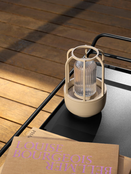 Click Serving Cart by Houe, showing closeup view of click serving cart in live shot.