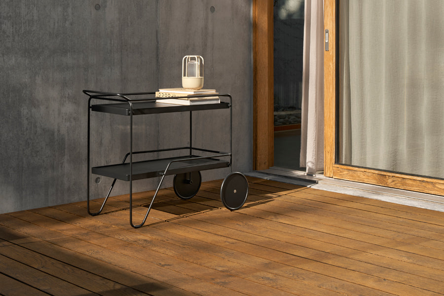 Click Serving Cart by Houe, showing click serving cart in live shot.