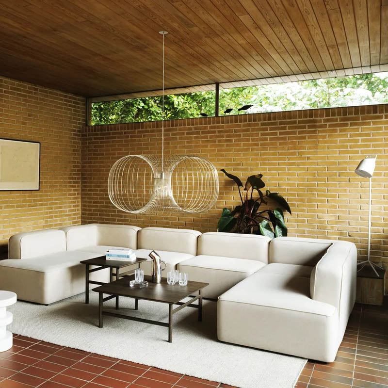 Coil Lamp by Normann Copenhagen, showing coil lamp in live shot.