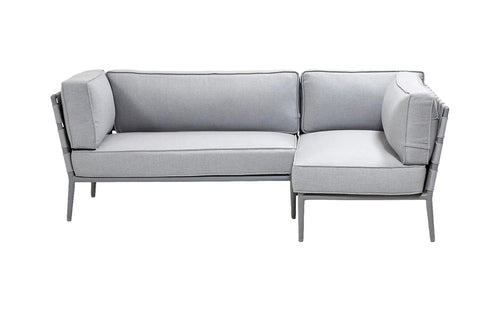 Conic Lounge Configuration 3 by Cane-Line - Light Grey/Light Grey.