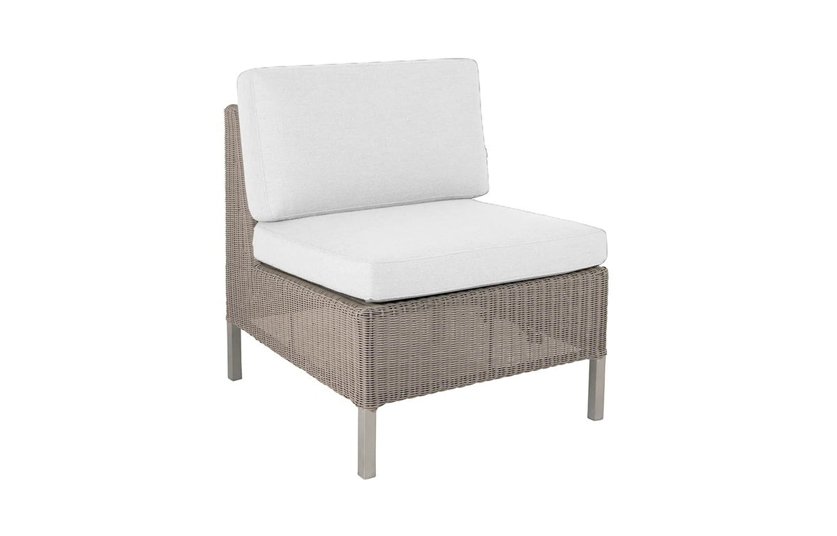 Connect Outdoor Dining Lounge by Cane-Line - Single Module, White Natte Cushion Set.