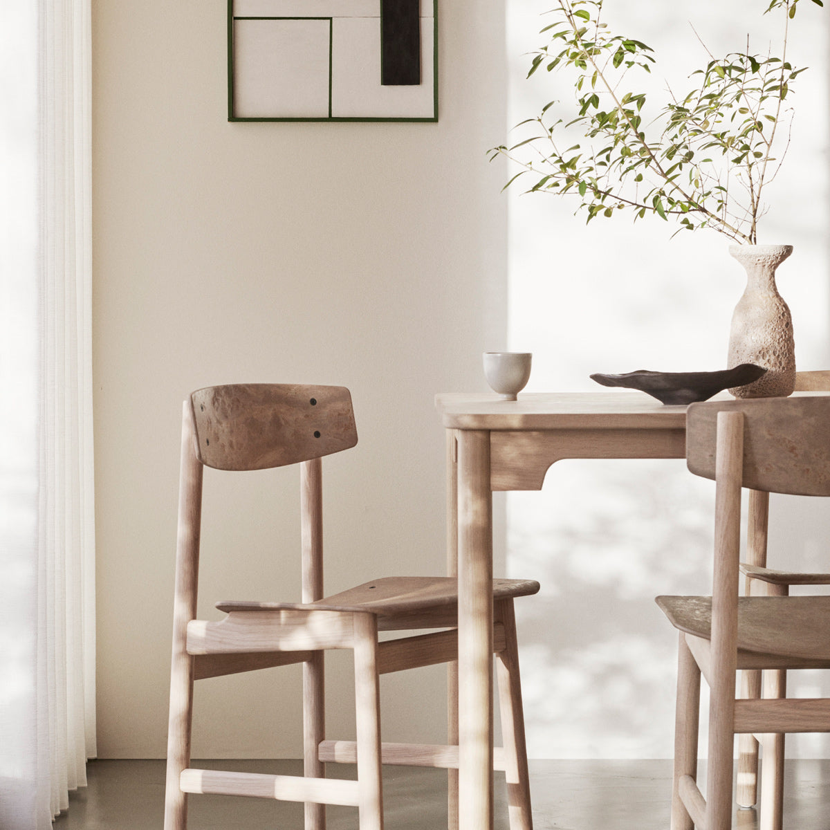 Conscious BM5462 Table by Mater, showing closeup view of conscious bm5462 table in live shot.
