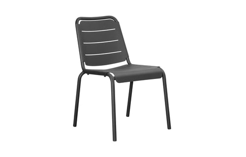 Copenhagen Chair by Cane-Line - Lava Grey Aluminum.