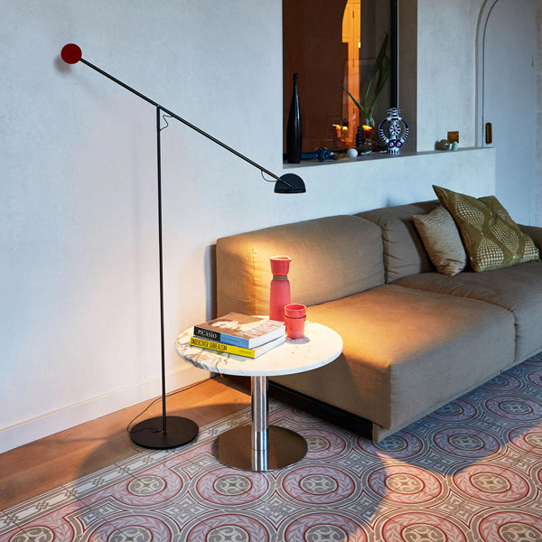 Copernica Lamp by Marset, showing copernica lamp in live shot.