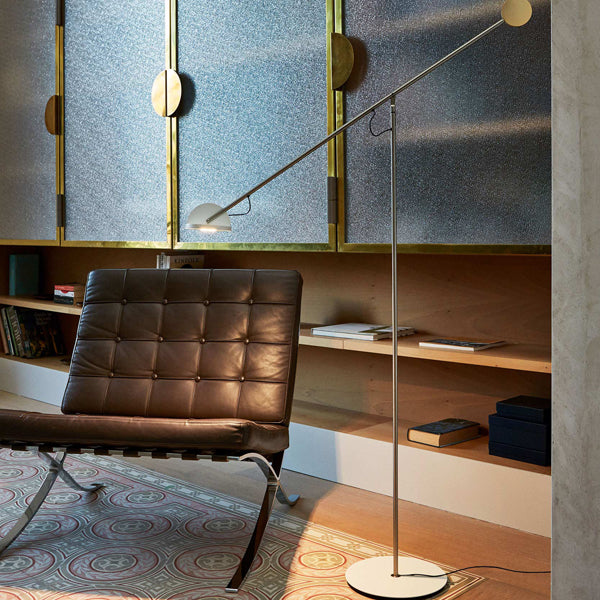 Copernica Lamp by Marset, showing copernica lamp in live shot.