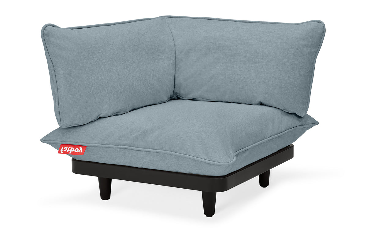 Paletti Sectional by Fatboy - Corner Seat, Storm Blue Sunbrella Fabric.