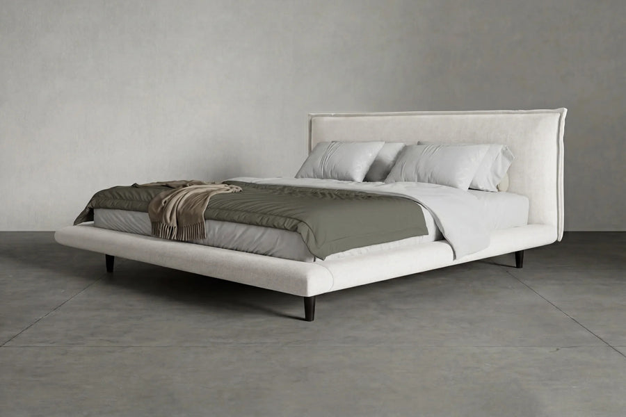 Corwin Bed by Viesso, showing corwin bed in live shot.