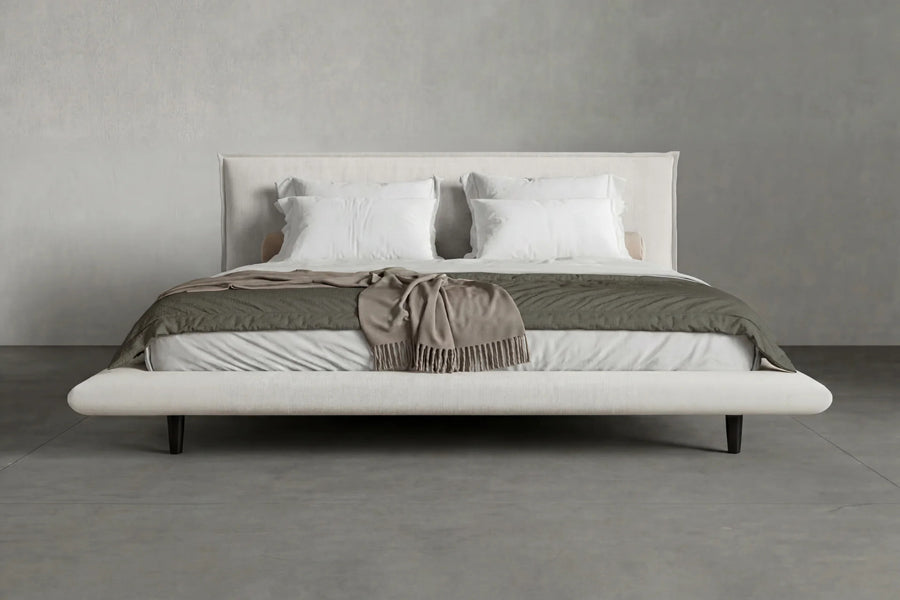 Corwin Bed by Viesso, showing corwin bed in live shot.