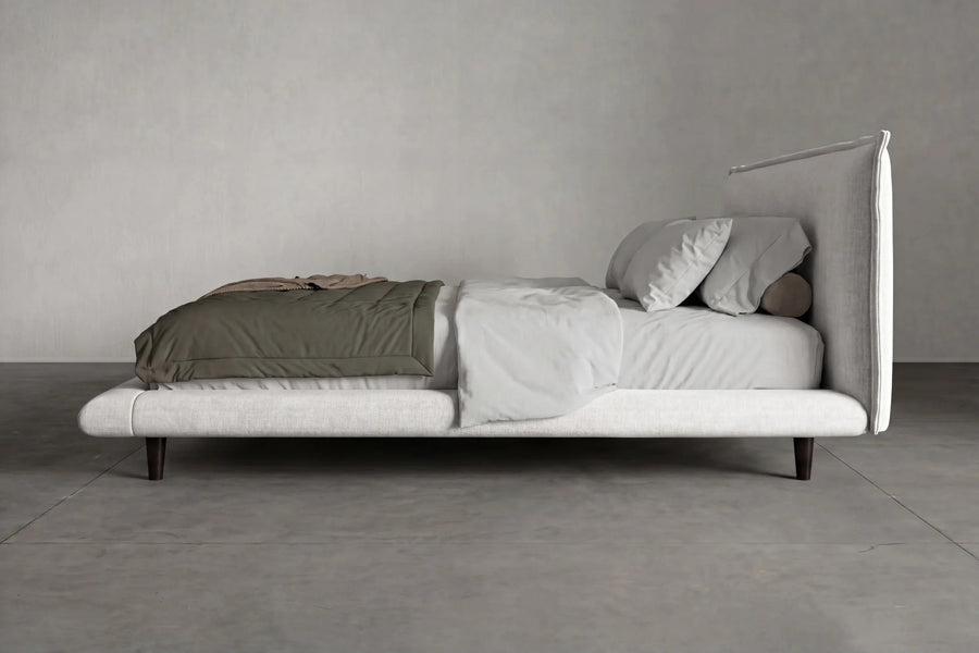 Corwin Bed by Viesso, showing corwin bed in live shot.