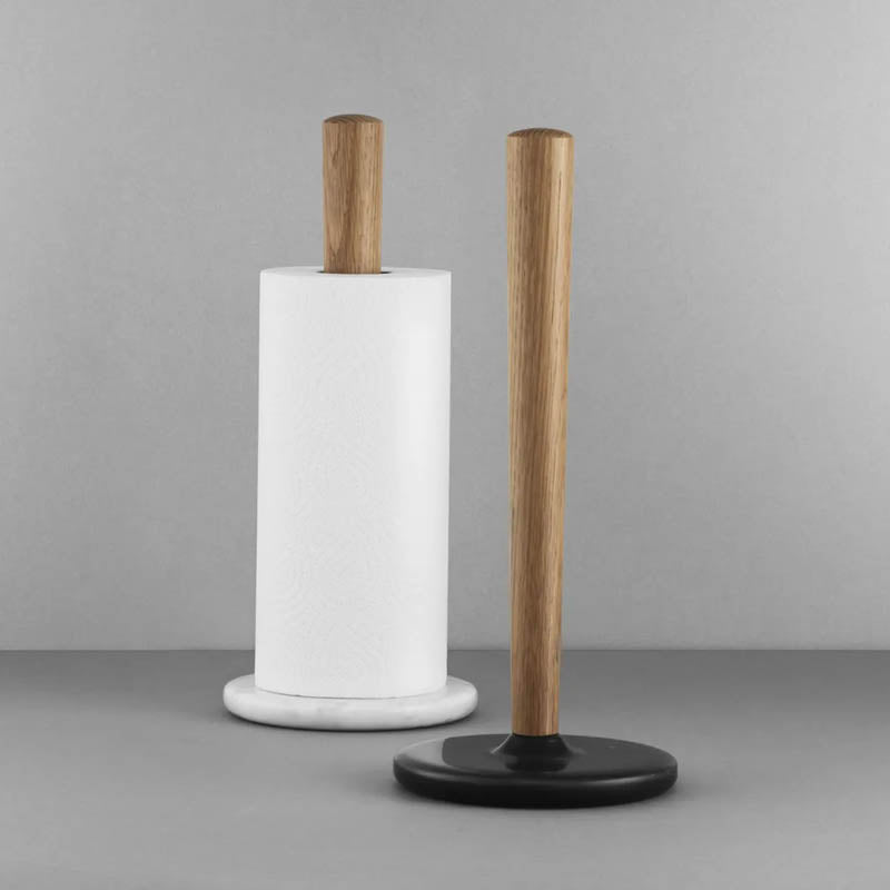 Craft Paper Towel Holder by Normann Copenhagen, showing craft paper towel holder in live shot.