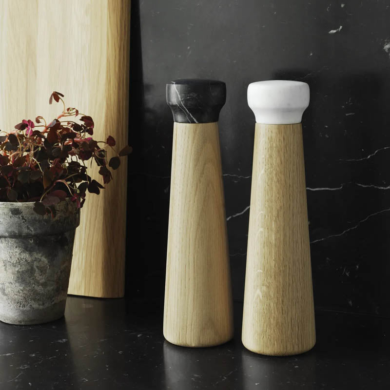 Craft Pepper Mill by Normann Copenhagen, showing craft pepper mill in live shot.