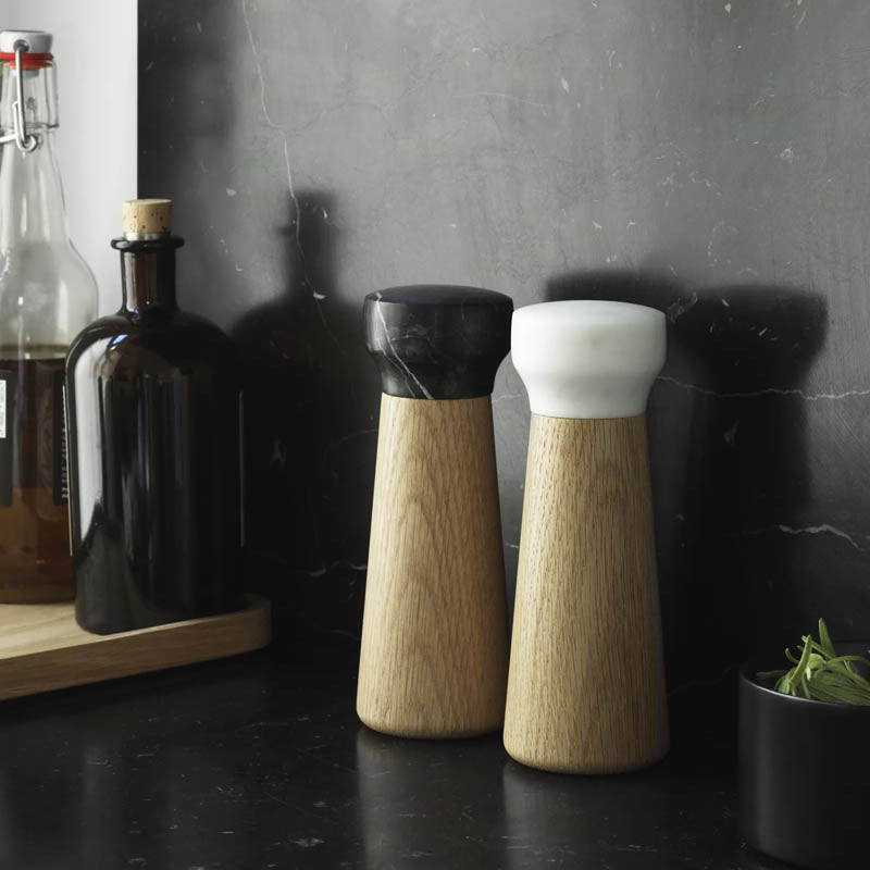 Craft Pepper Mill by Normann Copenhagen, showing craft pepper mill in live shot.