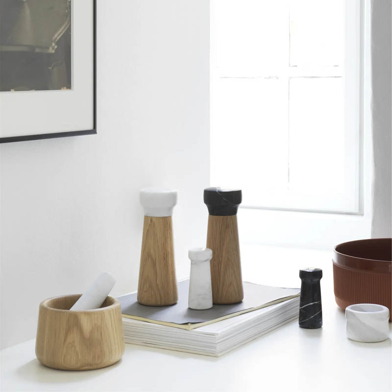 Craft Pepper Shaker by Normann Copenhagen, showing craft pepper shaker in live shot.