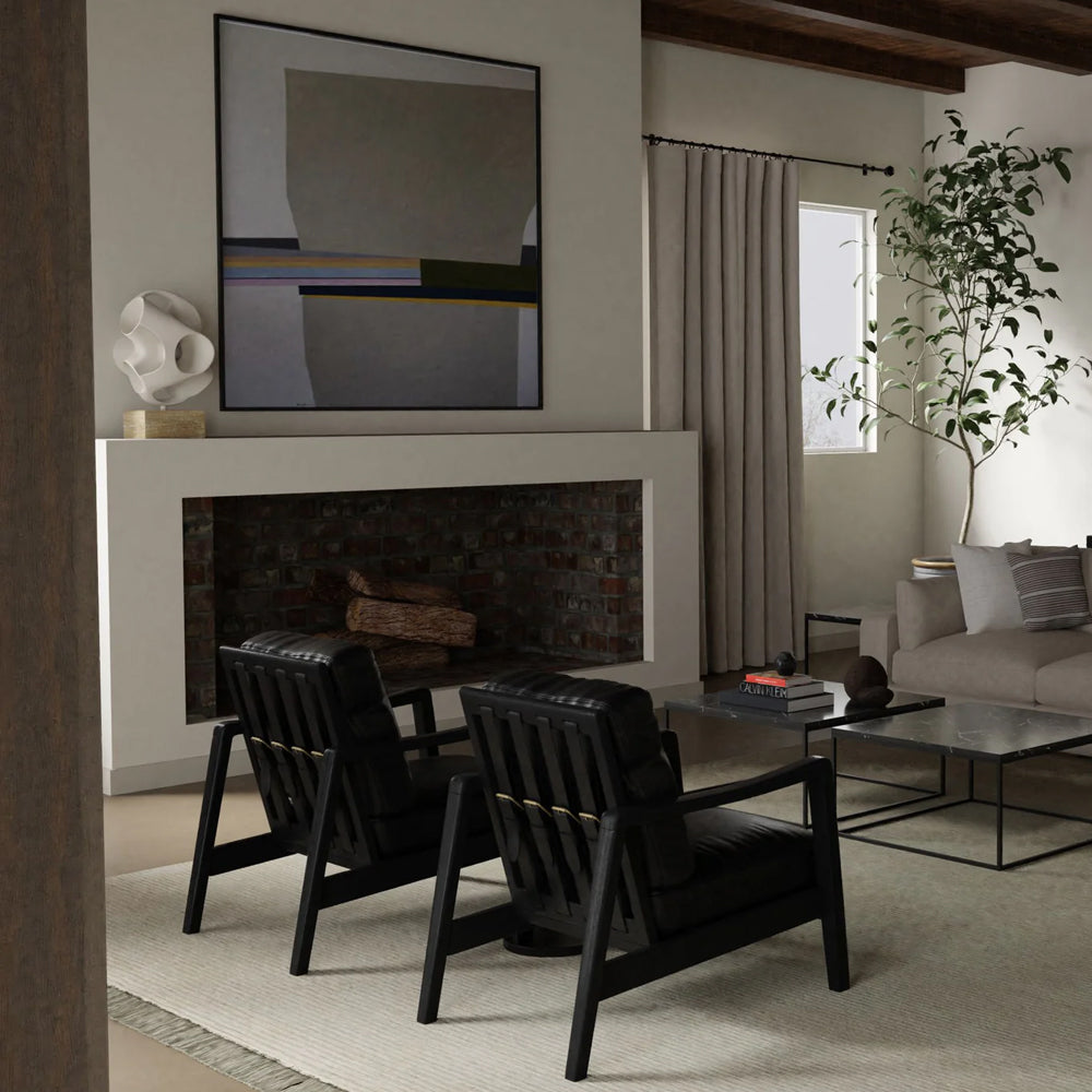 Craftsman Occasional Chair by Mobital, showing craftsman occasional chairs in live shot.