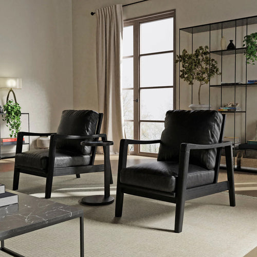 Craftsman Occasional Chair by Mobital, showing craftsman occasional chairs in live shot.