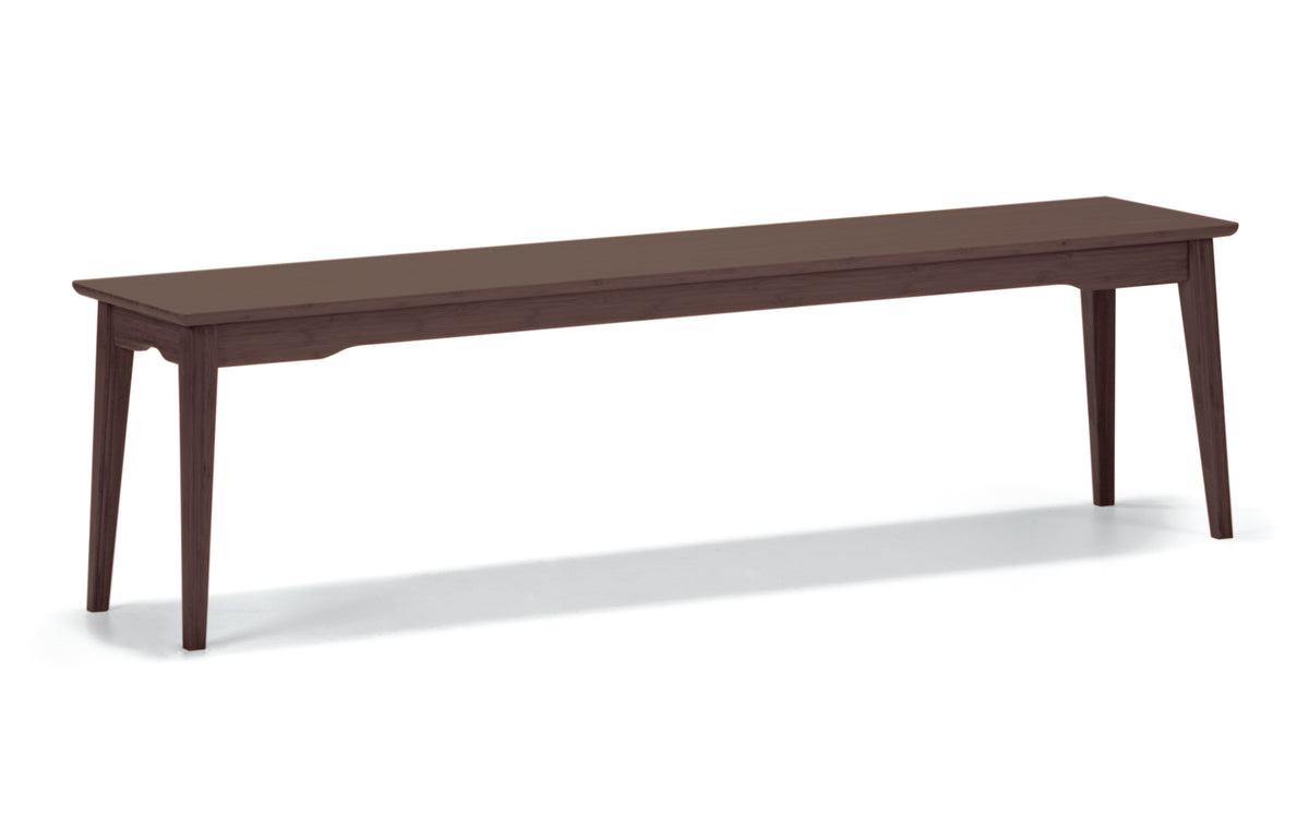 Currant Bench by Greenington - Long, Black Walnut.