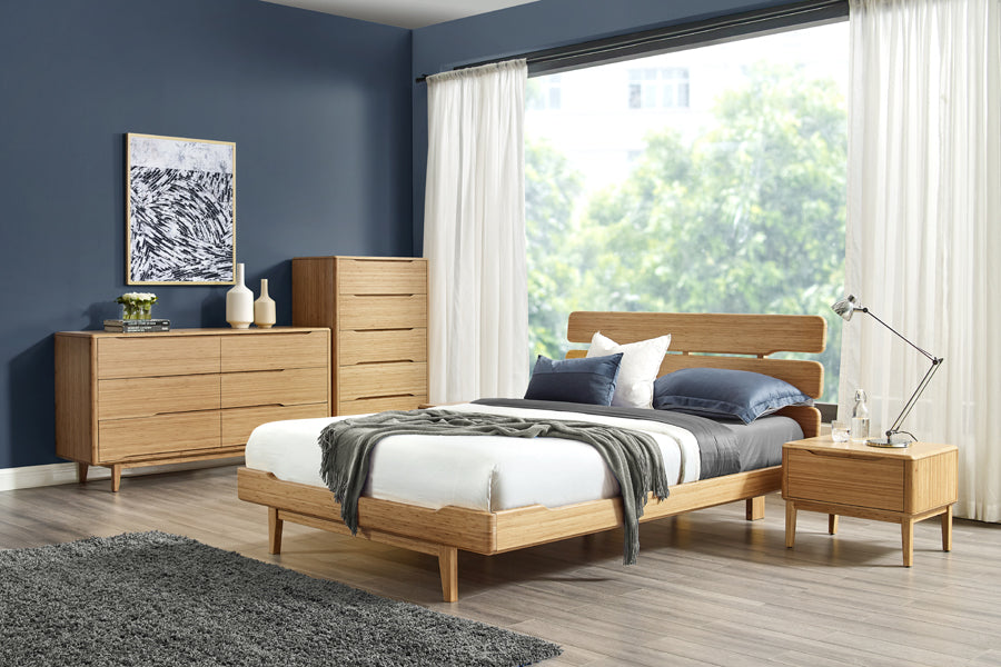 Currant Nightstand by Greenington, showing currant nightstand in live shot.