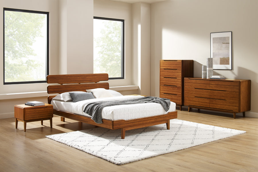 Currant Nightstand by Greenington, showing currant nightstand in live shot.